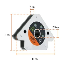 Hitsausmagneetti Expert, 103x154mm*Truper Outlet