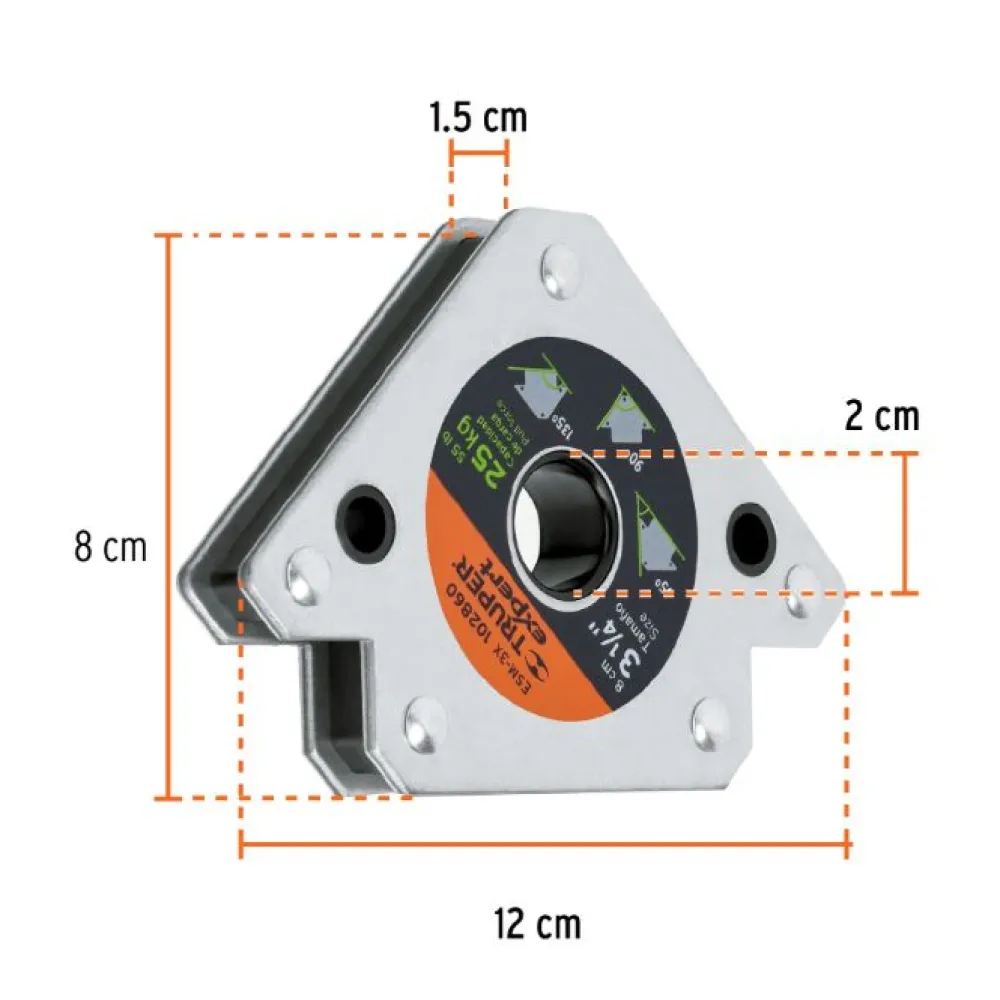 Hitsausmagneetti Expert, 83x120mm Hitsaustarvikkeet