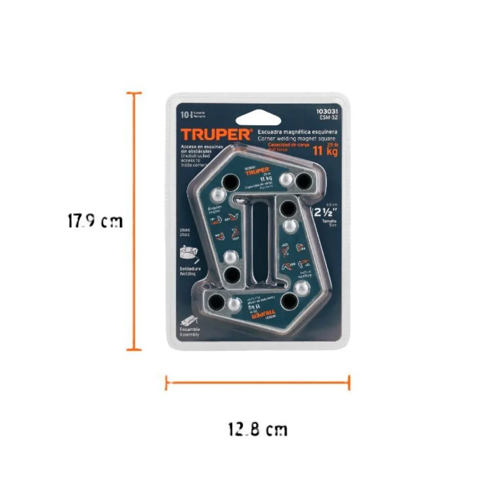 Hitsausmagneetti , 2 kpl, 2-3/4"*Truper Online