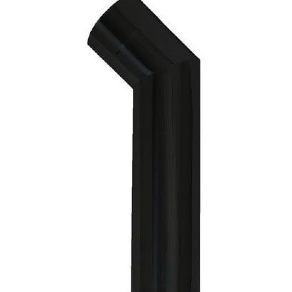 Sale Hormin kulmaputki 45 astetta, Musta 115 mm Saunan Savupiiput|Saunan Savupiiput