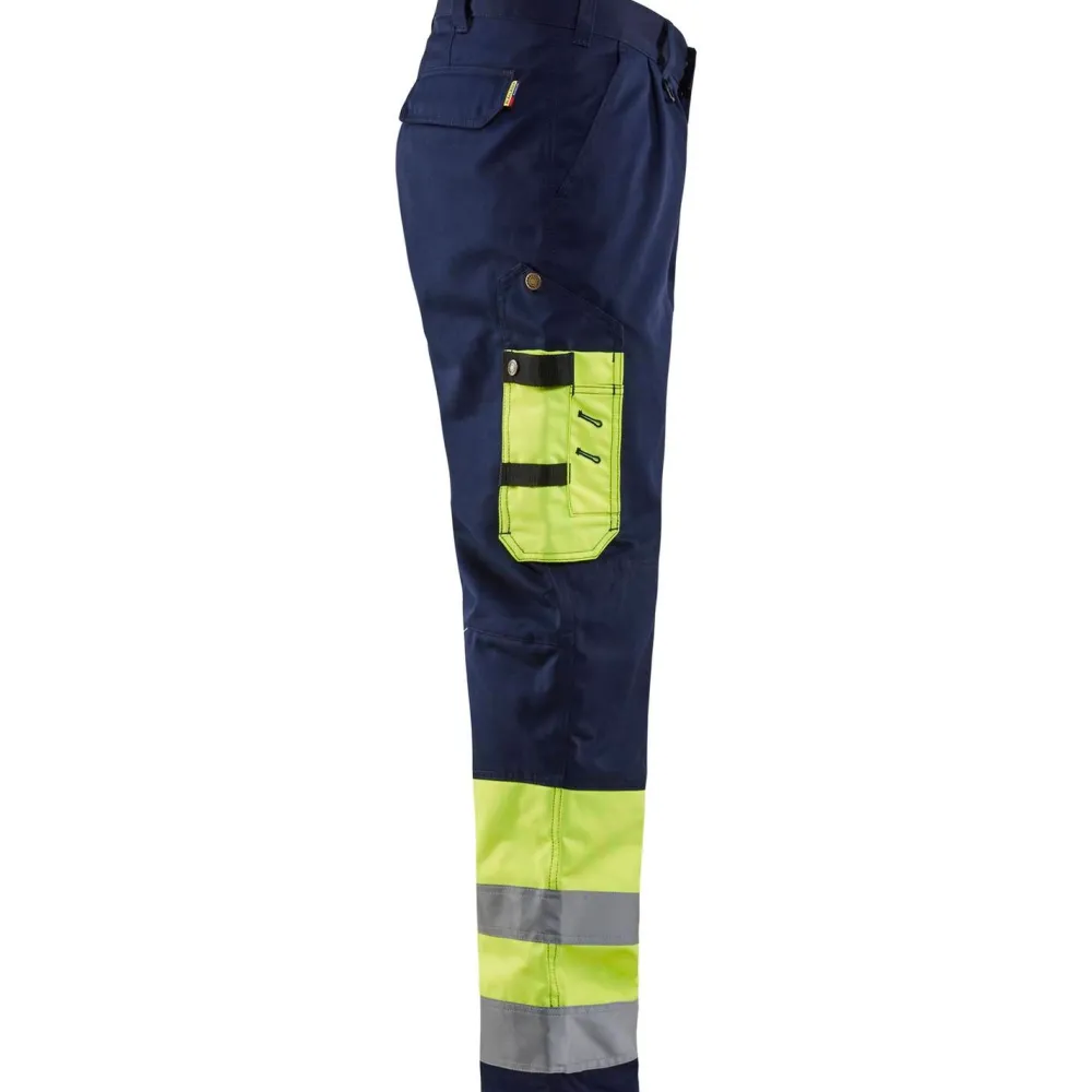 Housut Highvis 1584 keltainen/sininen*Blåkläder Outlet