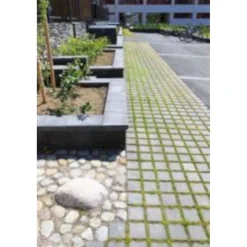 Hulevesikivi Grass 115x115x80mm harmaa*Betonilaatta New