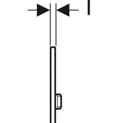 Huuhtelupainike Sigma50, 2-H, punakulta, eri värejä*Geberit Outlet