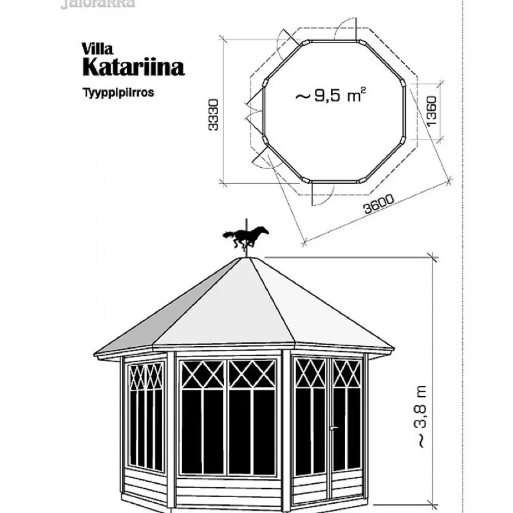 Best Huvimaja Villa Katariina (9,5m²) Huvimajat