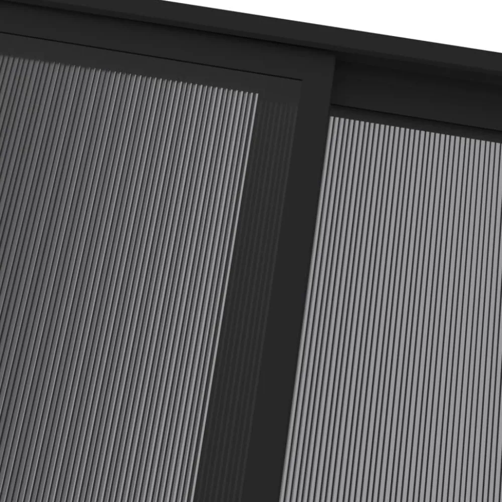Huvimaja katolla 4x3x2,5 m alumiini ja teräs antrasiitti Paviljongit|Paviljongit
