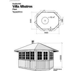 New Huvimaja/kesäkeittiö Villa Albatros Pieni (12m²) Kesäkeittiöt|Huvimajat