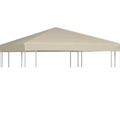 Online Huvimajan katto 310 g/m² 3x3 m beige Paviljongit|Paviljongit