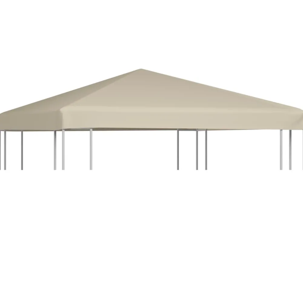 Online Huvimajan katto 310 g/m² 3x3 m beige Paviljongit|Paviljongit