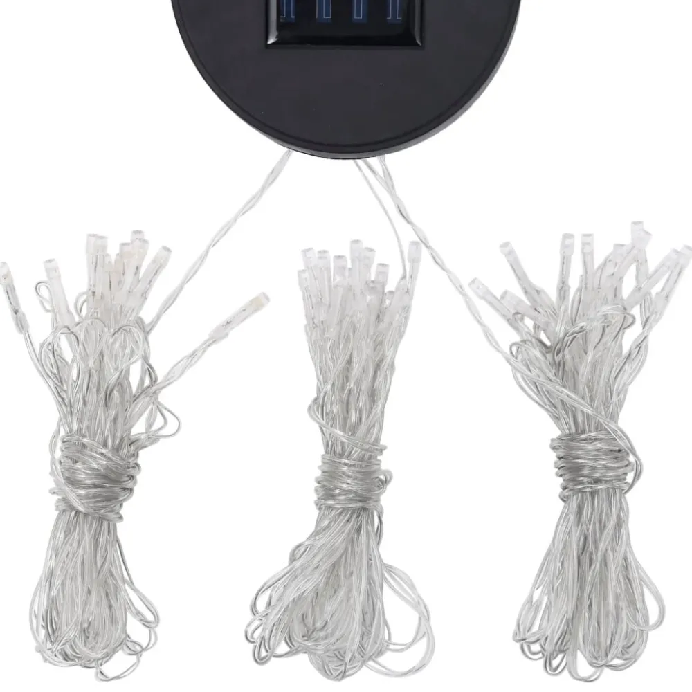 Huvimaja verhoilla ja LED-valonauhoilla, alumiini, eri kokoja ja värejä*FinePRICE Sale