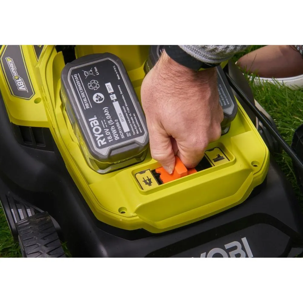 Hybridiruohonleikkuri ONE+ RY18LMH37A-225 275 m² 18V/230V 2x2,5 Ah akuilla*Ryobi Best