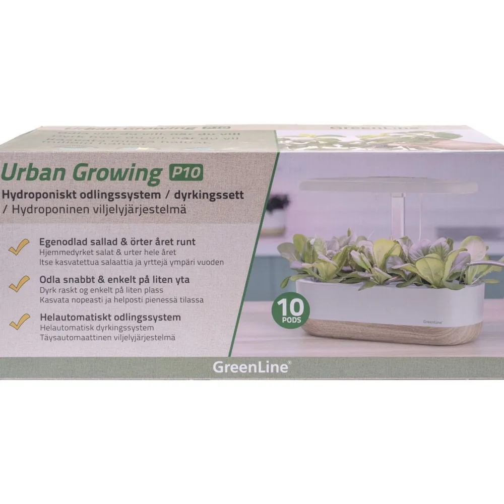 Best Hydroponinen vesiviljelyjärjestelmä Urban Growing P10 Istutuslaatikot