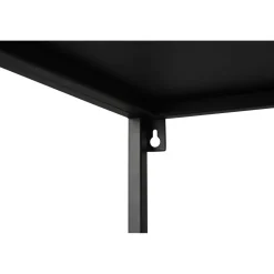 Hylly Alexis 80x80cm musta*M&M Discount