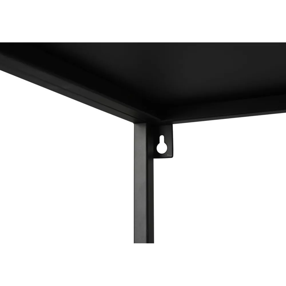 Hylly Alexis 80x80cm musta*M&M Discount