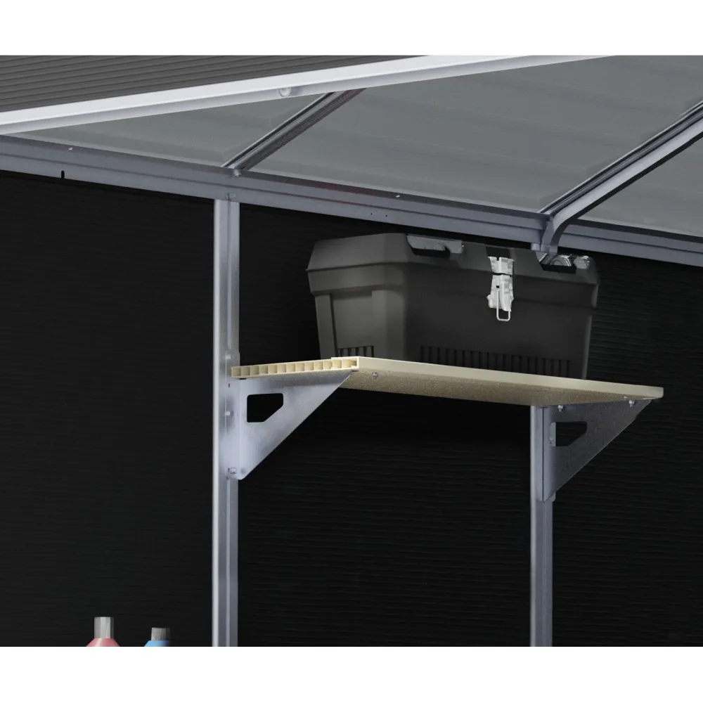 Clearance Hyllysarja Skylight-ja Rubicon-pihavarastoon Varaston Lisätarvikkeet