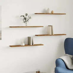 Hyllytasot 4 kpl, lastulevy, eri värejä ja kokoja (16495)*FinePRICE Outlet