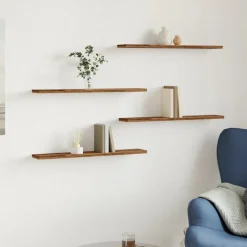Hyllytasot 4 kpl, lastulevy, eri värejä ja kokoja (16495)*FinePRICE Outlet