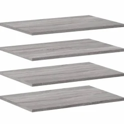 Hyllytasot 4 kpl, lastulevy, eri värejä ja kokoja (16495)*FinePRICE Outlet