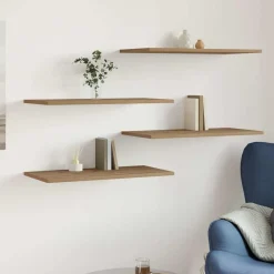 Hyllytasot 4 kpl, lastulevy, eri värejä ja kokoja (16495)*FinePRICE Outlet