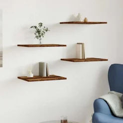 Hyllytasot 4 kpl, lastulevy, eri värejä ja kokoja (16495)*FinePRICE Outlet