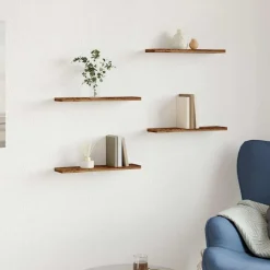 Hyllytasot 4 kpl, lastulevy, eri värejä ja kokoja (16495)*FinePRICE Outlet