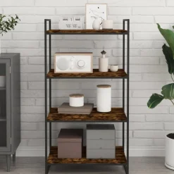 Hyllytasot 4 kpl, lastulevy, eri värejä ja kokoja (16495)*FinePRICE Outlet
