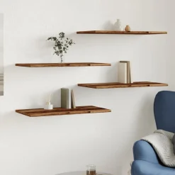 Hyllytasot 4 kpl, lastulevy, eri värejä ja kokoja (16495)*FinePRICE Outlet