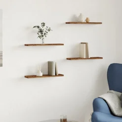 Hyllytasot 4 kpl, lastulevy, eri värejä ja kokoja (16495)*FinePRICE Outlet