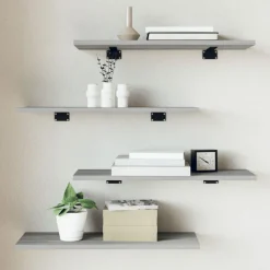 Hyllytasot 4 kpl, lastulevy, eri värejä ja kokoja (16495)*FinePRICE Outlet