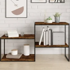 Hyllytasot 4 kpl, lastulevy, eri värejä ja kokoja (16495)*FinePRICE Outlet