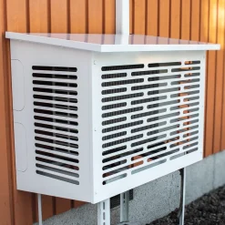 Ilmalämpöpumpun suojakotelo , valkoinen*Suomipiipunhattu Hot