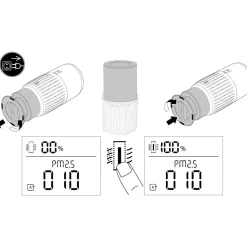 Ilmanpuhdistin Bosch Air 2000i, 37.5m², valkoinen*Bosch Home Comfort Clearance