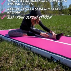 Ilmavolttipatja Home Special Edition eri kokoja ja värejä*AirTrack Nordic Best