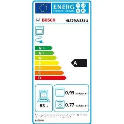 Induktioliesi Serie 6 HLS79W351U, 60cm, teräs*Bosch Outlet