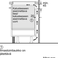 Induktiotaso Combizone Serie 4 PWP611BB5E 60cm*Bosch Clearance