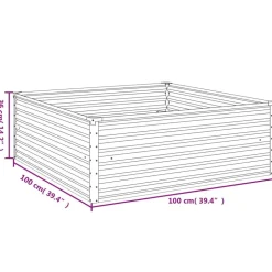 Sale Istutuslaatikko 100x100x36 cm corten-teräs Istutuslaatikot|Puutarhatarvikkeet