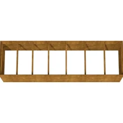 Outlet Istutuslaatikko 280x80x80 cm corten-teräs Istutuslaatikot|Puutarhatarvikkeet