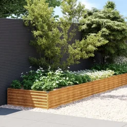 New Istutuslaatikko 960x100x36 cm corten-teräs Istutuslaatikot|Puutarhatarvikkeet