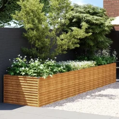 Istutuslaatikko 482x50x69 cm corten-teräs*FinePRICE Best