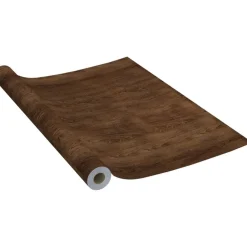 Itseliimautuva huonekalukalvo tumma tammi 500x90 cm pvc*FinePRICE Sale