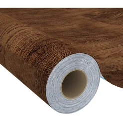 Itseliimautuva huonekalukalvo tumma tammi 500x90 cm pvc*FinePRICE Sale