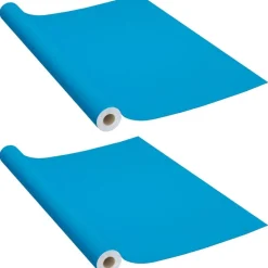New Itseliimautuvat huonekalukalvot 2 kpl taivaansin. 500x90 cm Sisustusmuovit