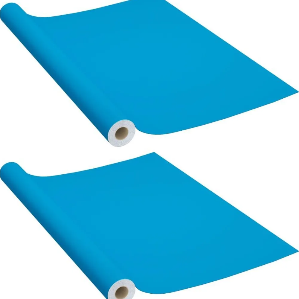 New Itseliimautuvat huonekalukalvot 2 kpl taivaansin. 500x90 cm Sisustusmuovit
