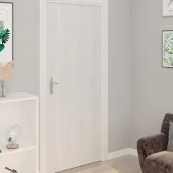 Itseliimautuvat ovikalvot 2 kpl valkoinen puu 210x90 cm pvc*FinePRICE Sale