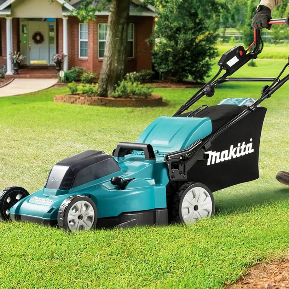 Itsevetävä akkuruohonleikkuri LXT DLM481Z 2x18V ilman akkuja*Makita Clearance