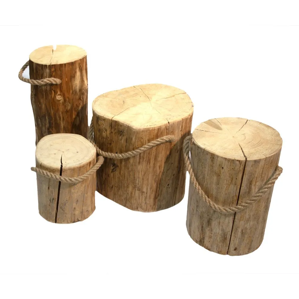 Sale Jakkara Pölkky Ø25-35 x 45 cm käsittelemätön Puutarhapenkit
