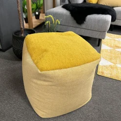 Jakkara LAMB BAG 55x55xK45 cm, keltainen Koristetyynyt