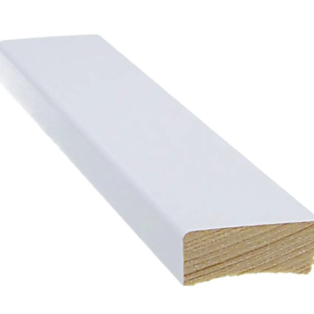 Jalkalista 12x32x3300 mm mänty valkoinen*Cent Hot