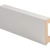 Sale Jalkalista johtouralla 19x58x2750mm MDF valkoinen Jalkalistat