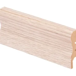 Jalkalista Aura 16x60x2750mm MDF valkolakattu tammi*Maler Discount