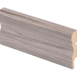 Jalkalista Aura 16x60x2750mm MDF harmaa tammi*Maler Online